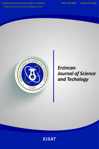 Erzincan University Journal of Science and Technology