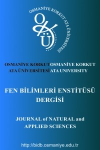 Osmaniye Korkut Ata Üniversitesi Fen Bilimleri Enstitüsü Dergisi